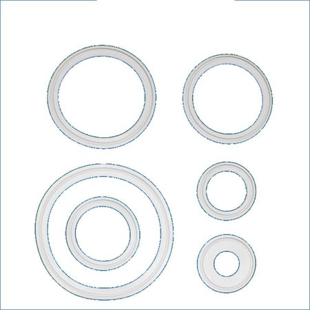 SPRINGER PARTS Fla. Clamp Gasket 3 SIL WHT; Replaces  Part# 40MPFX-3 40MPFX-3SP